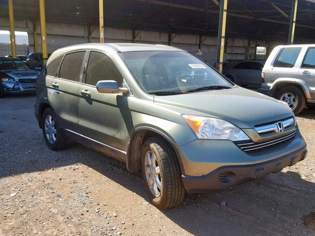 JHLRE38768C033822 - 2008 HONDA CR-V EXL GREEN photo 1