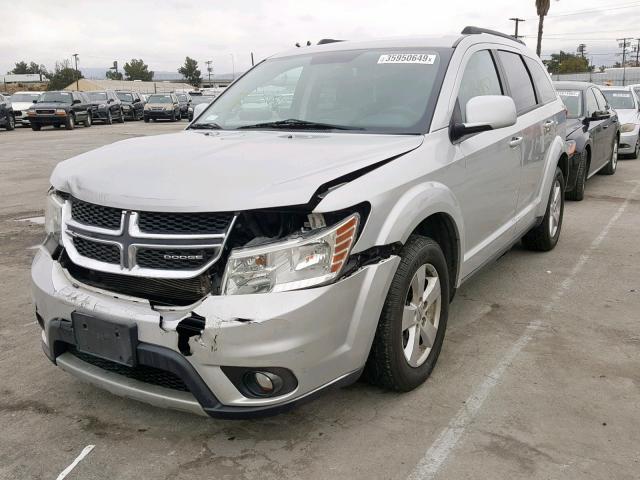 3D4PG1FG6BT561896 - 2011 DODGE JOURNEY MA GRAY photo 2