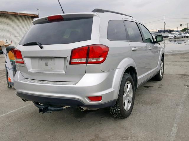 3D4PG1FG6BT561896 - 2011 DODGE JOURNEY MA GRAY photo 4