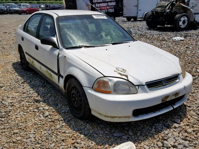 1HGEJ6627WL014890 - 1998 HONDA CIVIC DX WHITE photo 1