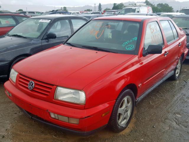 3VWVA81H8WM227705 - 1998 VOLKSWAGEN JETTA GT RED photo 2