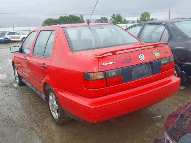 3VWVA81H8WM227705 - 1998 VOLKSWAGEN JETTA GT RED photo 3