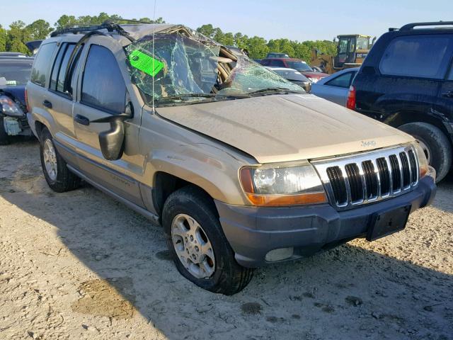 1J4GX48S91C684953 - 2001 JEEP GRAND CHER TAN photo 1