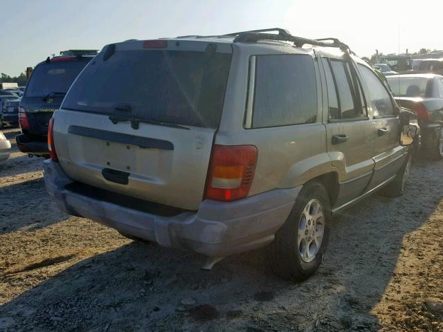 1J4GX48S91C684953 - 2001 JEEP GRAND CHER TAN photo 4