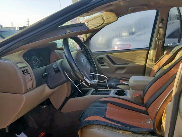 1J4GX48S91C684953 - 2001 JEEP GRAND CHER TAN photo 5