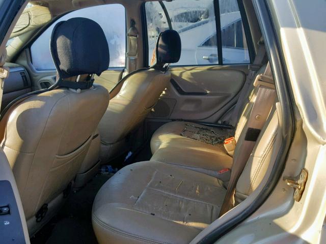 1J4GX48S91C684953 - 2001 JEEP GRAND CHER TAN photo 6