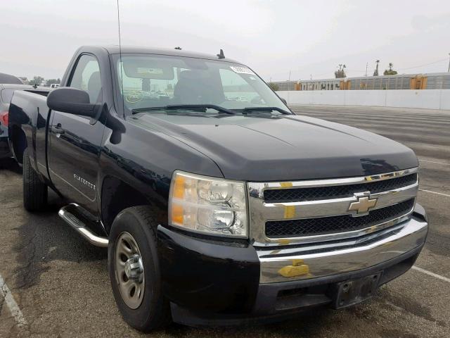 1GCEC14C87Z647078 - 2007 CHEVROLET SILVERADO BLACK photo 1