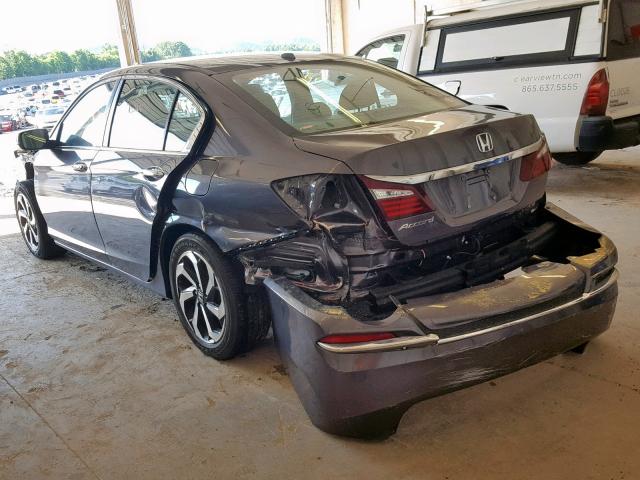 1HGCR2F84GA073972 - 2016 HONDA ACCORD EXL CHARCOAL photo 3