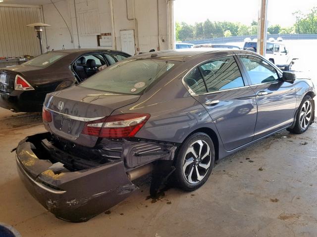 1HGCR2F84GA073972 - 2016 HONDA ACCORD EXL CHARCOAL photo 4