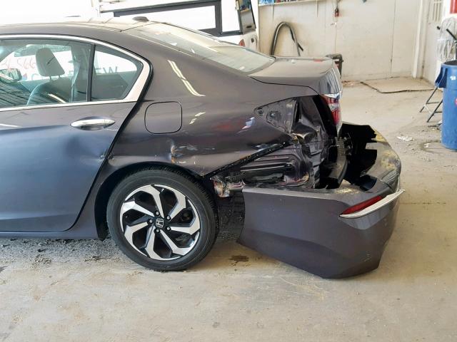 1HGCR2F84GA073972 - 2016 HONDA ACCORD EXL CHARCOAL photo 9