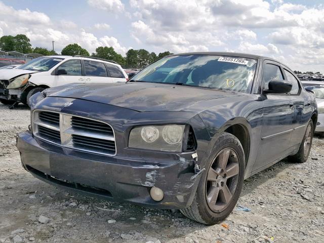 2B3CA3CV6AH128213 - 2010 DODGE CHARGER SX BLACK photo 2