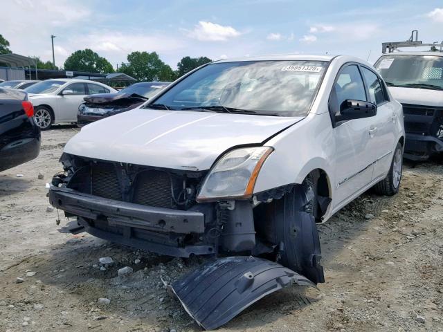 3N1AB6AP3BL669482 - 2011 NISSAN SENTRA 2.0 WHITE photo 2