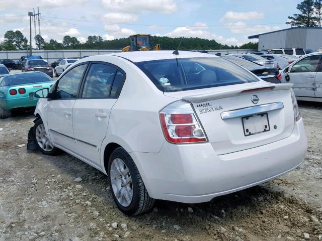 3N1AB6AP3BL669482 - 2011 NISSAN SENTRA 2.0 WHITE photo 3