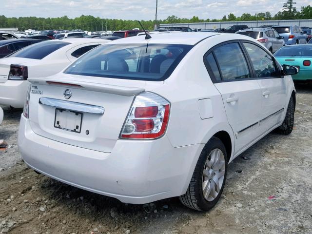 3N1AB6AP3BL669482 - 2011 NISSAN SENTRA 2.0 WHITE photo 4