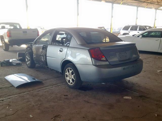 1G8AJ52F33Z108087 - 2003 SATURN ION LEVEL TURQUOISE photo 3