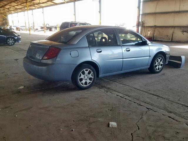 1G8AJ52F33Z108087 - 2003 SATURN ION LEVEL TURQUOISE photo 4