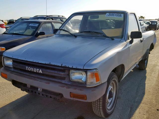 JT4RN81AXM0076247 - 1991 TOYOTA PICKUP 1/2 SILVER photo 2