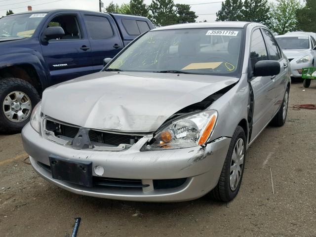 JA3AJ26E97U015646 - 2007 MITSUBISHI LANCER ES SILVER photo 2