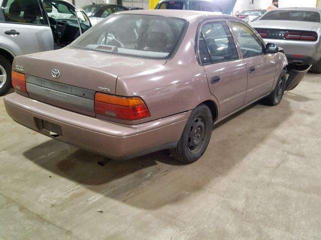 JT2AE04EXP0008203 - 1993 TOYOTA COROLLA TAN photo 4