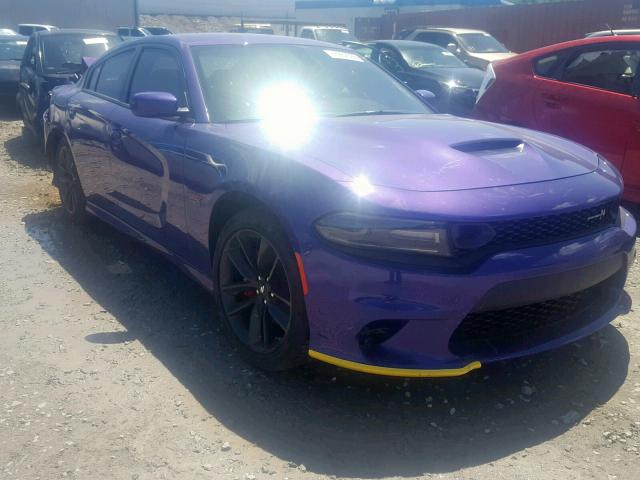 2C3CDXGJ7KH579256 - 2019 DODGE CHARGER SC PURPLE photo 1