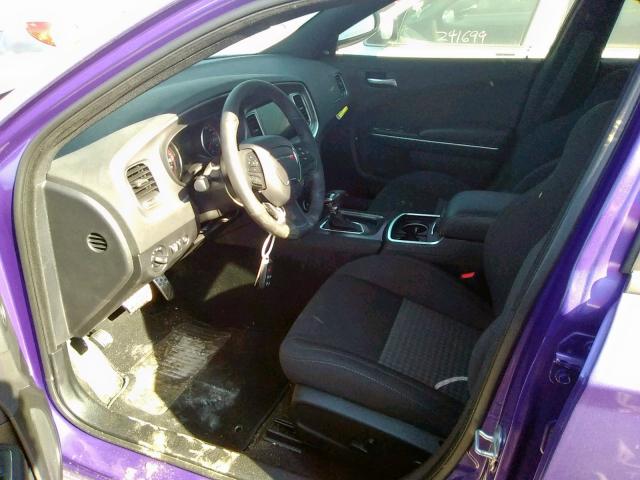 2C3CDXGJ7KH579256 - 2019 DODGE CHARGER SC PURPLE photo 5