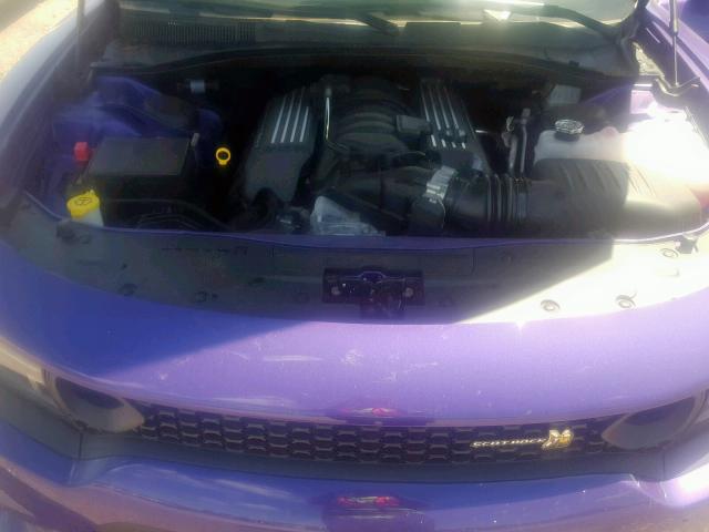 2C3CDXGJ7KH579256 - 2019 DODGE CHARGER SC PURPLE photo 7