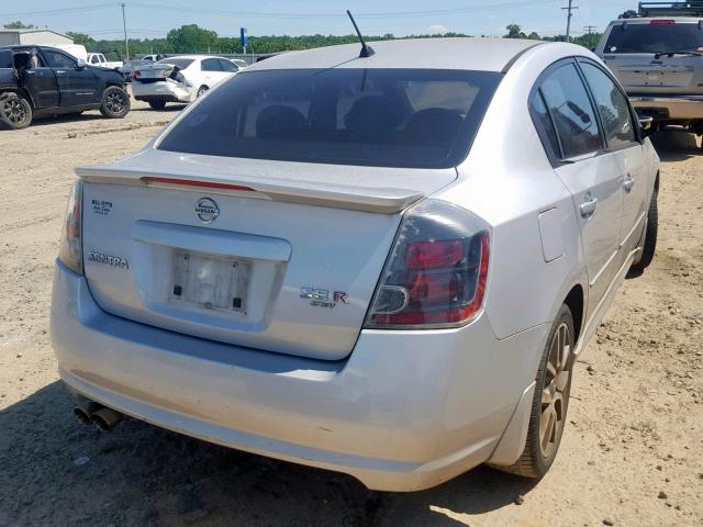 3N1CB61E27L725331 - 2007 NISSAN SENTRA SE- SILVER photo 4