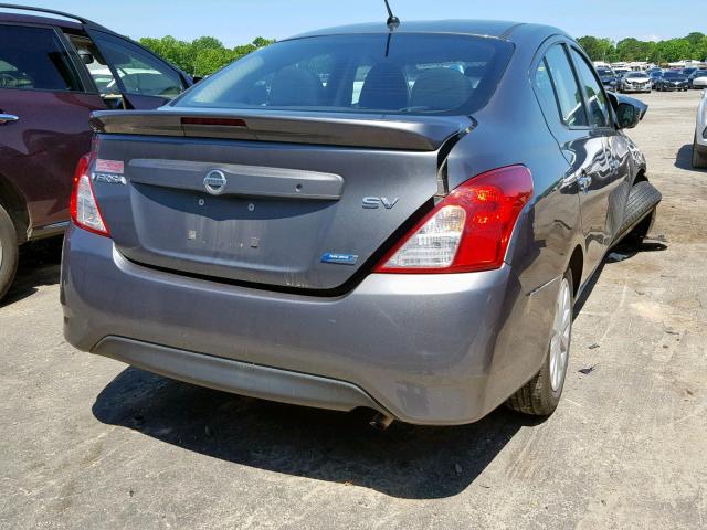 3N1CN7APXGL815728 - 2016 NISSAN VERSA S GRAY photo 4