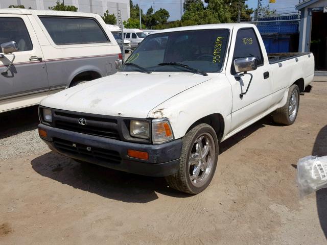 JT4RN82P9P5078940 - 1993 TOYOTA PICKUP 1/2 WHITE photo 2