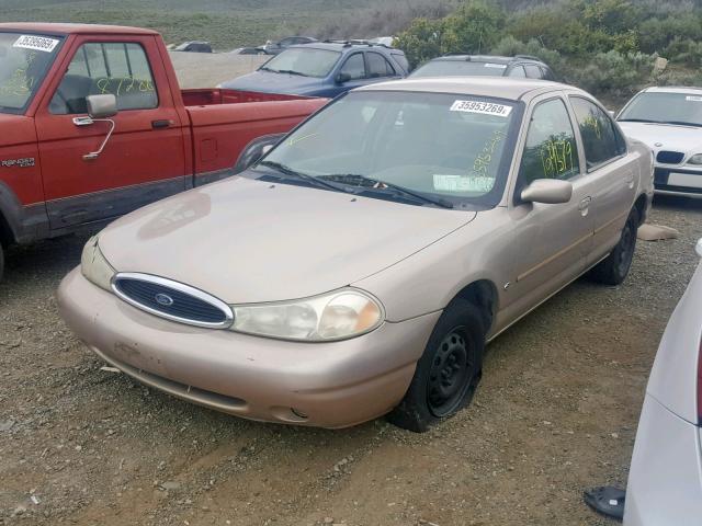 1FAFP6637WK278441 - 1998 FORD CONTOUR LX GOLD photo 2