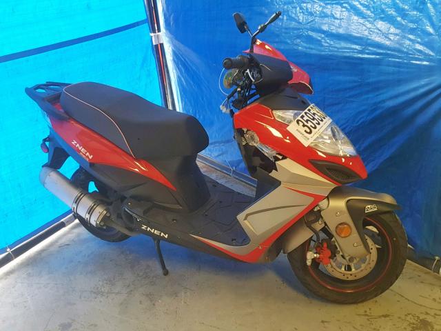 L5YTCKPU4H1158770 - 2017 ZHON SCOOTER RED photo 1