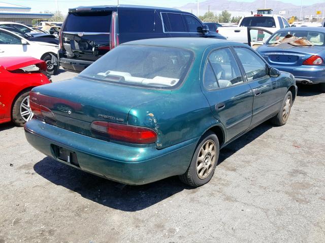 1Y1SK5266TZ035767 - 1996 GEO PRIZM BASE მწვანე ფოტო 4