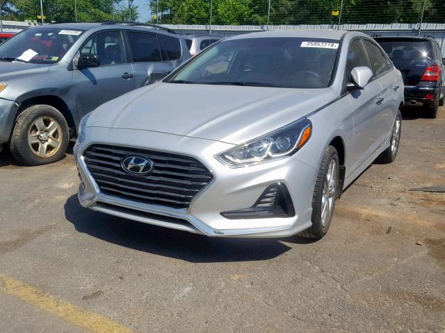 5NPE34AF7JH687182 - 2018 HYUNDAI SONATA SPO SILVER photo 2