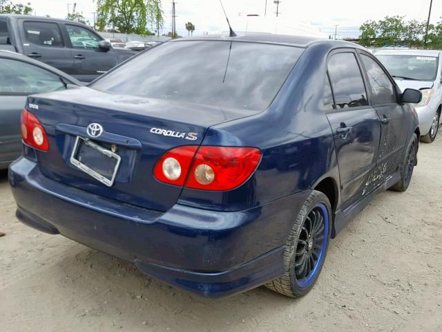 1NXBR32E36Z651032 - 2006 TOYOTA COROLLA CE BLUE photo 4