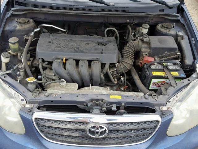 1NXBR32E36Z651032 - 2006 TOYOTA COROLLA CE BLUE photo 7