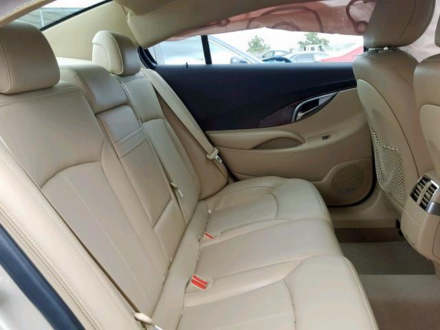 1G4GC5EG2AF196266 - 2010 BUICK LACROSSE C GOLD photo 6