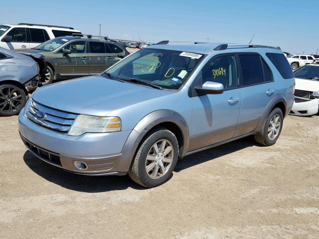 1FMDK02W89GA06254 - 2009 FORD TAURUS X S BLUE photo 2