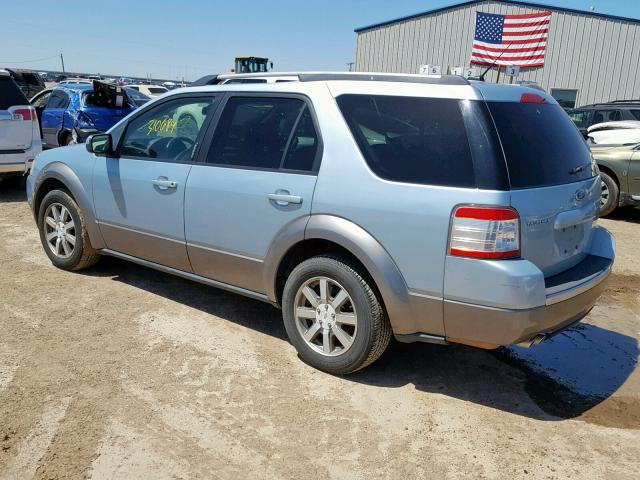 1FMDK02W89GA06254 - 2009 FORD TAURUS X S BLUE photo 3