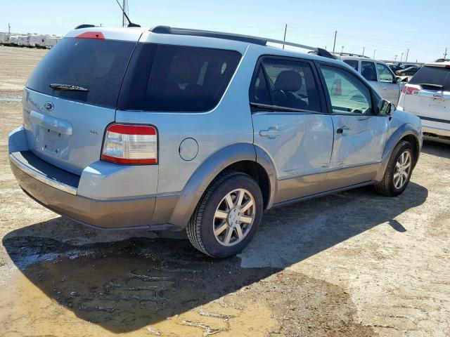 1FMDK02W89GA06254 - 2009 FORD TAURUS X S BLUE photo 4