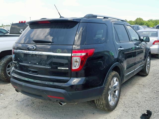 1FM5K7F8XEGC06538 - 2014 FORD EXPLORER L BLACK photo 4