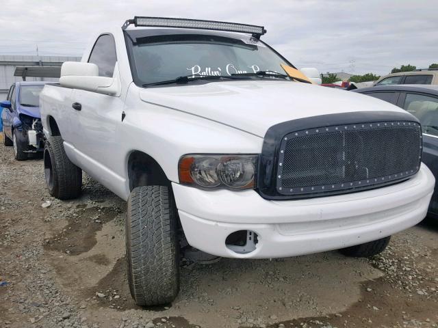 1D7HA16KX4J228656 - 2004 DODGE RAM 1500 S WHITE photo 1