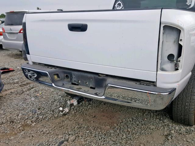 1D7HA16KX4J228656 - 2004 DODGE RAM 1500 S WHITE photo 9