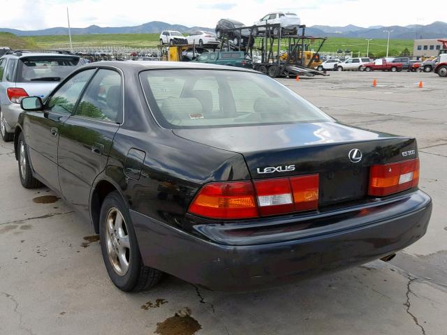 JT8BF22G6V5002910 - 1997 LEXUS ES 300 BLACK photo 3