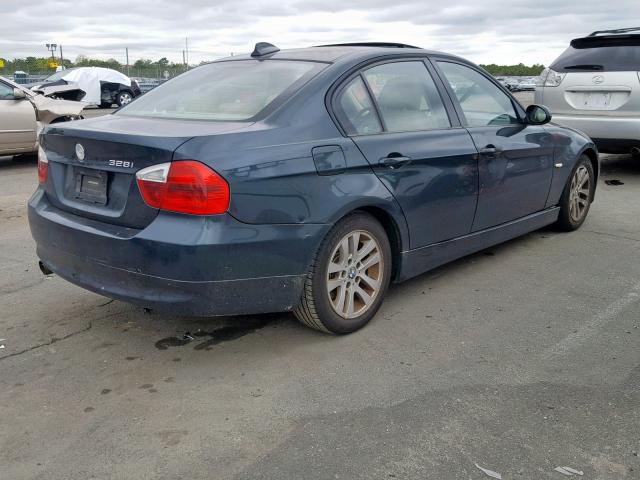 WBAVA33527PV63321 - 2007 BMW 328 I GREEN photo 4