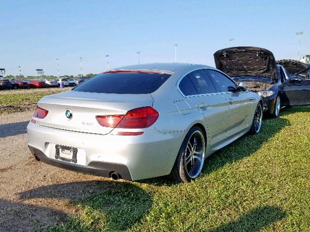 WBA6A0C58DDF14157 - 2013 BMW 640 I SILVER photo 4