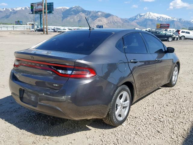 1C3CDFBB2GD564999 - 2016 DODGE DART SXT CHARCOAL photo 4