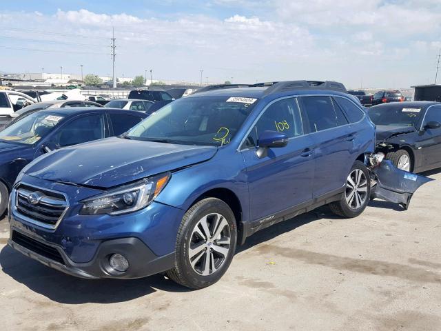 4S4BSENC4K3340249 - 2019 SUBARU OUTBACK 3. BLUE photo 2