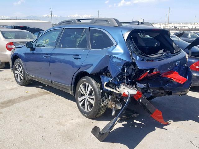 4S4BSENC4K3340249 - 2019 SUBARU OUTBACK 3. BLUE photo 3