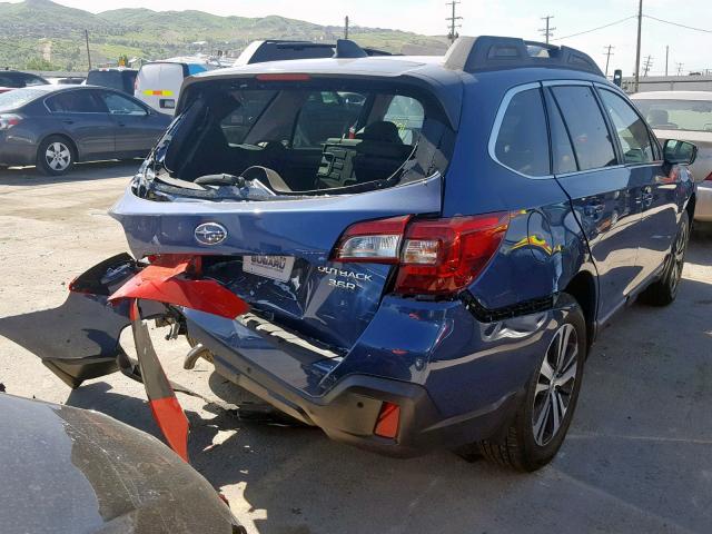 4S4BSENC4K3340249 - 2019 SUBARU OUTBACK 3. BLUE photo 4