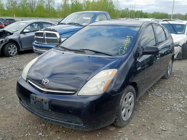 JTDKB20U477660559 - 2007 TOYOTA PRIUS BLACK photo 2